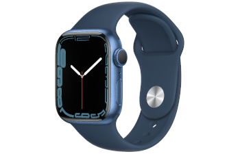 Watch Series 7 Stal Aluminium Blekitna